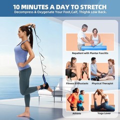 Yoga & Leg Stretch Strap for Pain Relief – Perfect for Athletes & Fitness Lovers