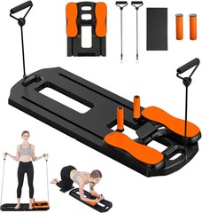 Pilates Reformer Board Set – 2025 Foldable 8-in-1 Pilates Machine for Full Body