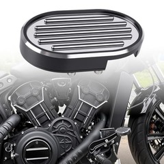 Motorcycle Extended Brake Pedal Cover CNC Aluminum Non Slip Upgrade Pad Chrome