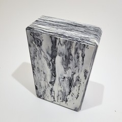 Lululemon Yoga Block Gray Marble Women + Men Workout Stretch Stack Foam Marbled