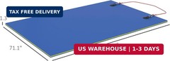 Soozier 9′ x 6′ Lily Pad Floating Mat for Lake, 3-Layer Tear-Resistant XPE Foam