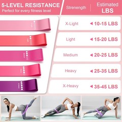 BYYNNE Home Pilates Kit for Women – 14 Pcs Equipment Set with Purple