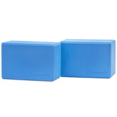 ProsourceFit Foam Yoga Blocks, High Density EVA Large/9 x 6-Inch, Blue