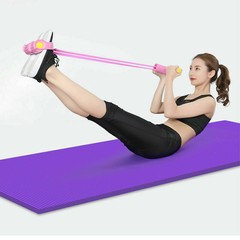 Fitness Yoga Pedal Resistance Band Elastic Pulling Rope Abdomen Arm Sports Home