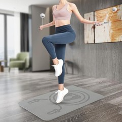 10mm Thick Non-Slip Fitness Mat for Jump Rope, Yoga & Pilates – Home Gym Exercis