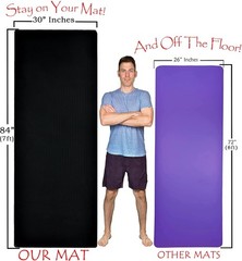 Extra Thick Yoga Mat Wide & XL-Our 10mm Extra Large Yoga Mat Thick Extra Wide…