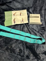 Gaiam Resistance Band Stretch Strap Stretch Yoga Therapy Strap 39”