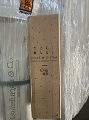 Recycled Plastic Yogi Bare RPET Yoga stretching strap blue