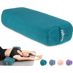 Triple Layer Sponge Yoga Bolster Pillow for Restorative Yoga Meditation