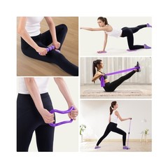 Pilates Ring Circle Fitness Set 17 pcs Equipment Accessories Workouts Include…