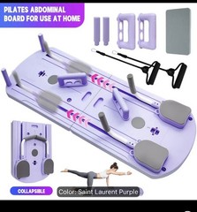 Portable Pilates Reformer Board Foldable Core Ab Trainer Home Gym – New