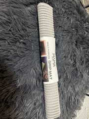 Multipurpose PVC grip mat Odor Free Hand Washable Grey Color Pack of 1 Free Pos
