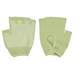 Yoga Gloves Non Slip Fingerless Pilates Gloves Green