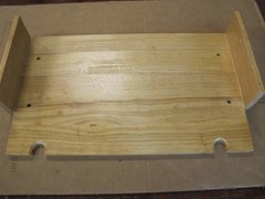 REPLACEMENT REAR WOODEN PLATFORM BASE STAMINA AERO PILATES XP 686 PART # 33