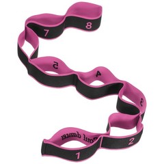Fitness Resistance Bands, 8-Section Number Stretch Band 2 Pcs & Rose Red