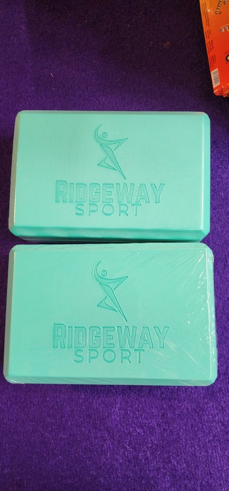 Yoga Block (Set Of 2) Supportive Latex-Free Eva Foam Soft Non-Slip Surface New