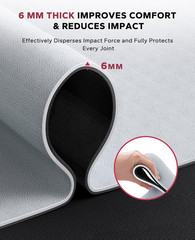 Large Yoga Mat – 72″X36″ Extra Wide Exercise Mat – 1/4″ Thick Dual Color PVC | A