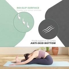 Double-Sided Non-Slip Yoga Mat – 72″ x 24″ Eco-Friendly & Lightweight