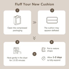 Large Floor Pillow for Adults Yoga or Meditation Cushion with Handle, Floor C…