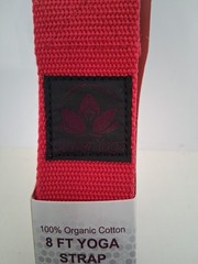 8-Foot Yoga Exercise Stretching Strap Red Clever Yoga NIB