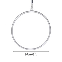 90cm Aerial Lyra Hoop Gymnastic Equipment Lifting Ring Yoga Ring Dance Stainless