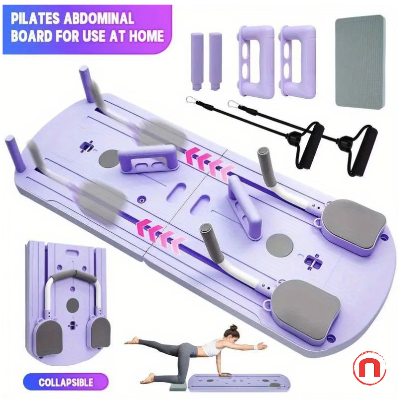 💪 8-in-1 Foldable Pilates Board – Full Body Home Fitness System