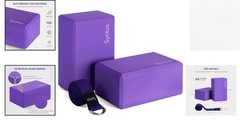 Versatile Yoga Blocks and 8FT Strap – Perfect for Stretching and Toning Workouts