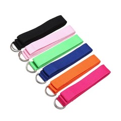 Sport Yoga Strap Durable Cotton Exercise Straps Adjustable D-Ring Buckle 180Cm