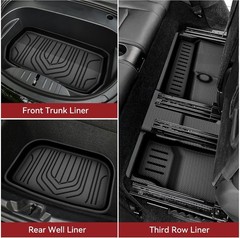 YITAMOTOR Tesla Model 3 Floor Mats Full Set Custom Fit 2020-2023 All-Weather …