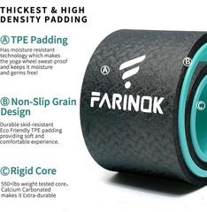 Back Roller Set of 2 Strongest Wheels for Deep Tissue Massage and Flexibility