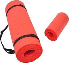 Fitvids 1/2-Inch Extra Thick Anti-Tear Yoga Mat with Strap