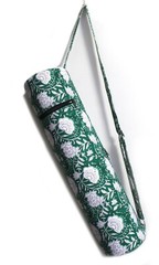 New Indian Green Hand Block Yoga Mat Bag Carrier Gym Bags With Shoulder Strap UK