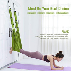 Yoga Stretching Strap, Adjustable Height Leg Stretcher Waist Back Stretch Band A