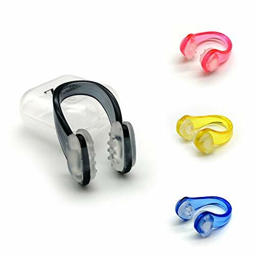 Swimming Training Waterproof Dotted Nose Clip Plugs (4 CT)