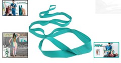Light Green Yoga Strap – 10 Loops for Flexibility & Recovery | Durable Design