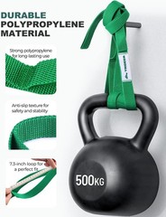 Sturdy Stretching Strap: Ideal for Knee Rehabilitation and Home Yoga Practice
