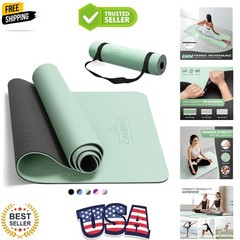 Yoga Mat for Women Men Kids, 1/3 & 1/4 & 2/5 Inch Extra Thick Yoga Mat Non Sl…