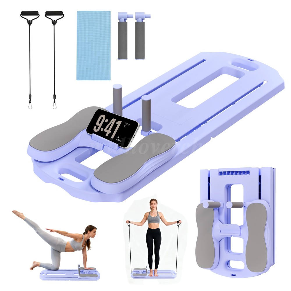 Multi-Purpose Foldable Pilates Reformer 5 in 1 Exercise Pilates Board Equipment