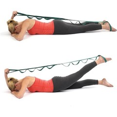 Versatile Stretching Strap Physical Therapy Yoga Pilates Mobility Exercises New
