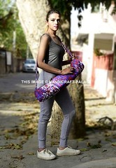 Indian Traditional Pure Cotton Mandala Print Yoga Bag Shoulder Strap Gym Bag