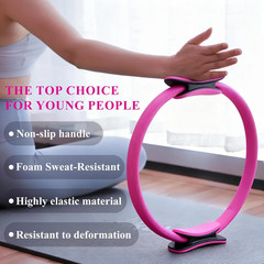 10 Pack Pilates Ring 15 Inch Magic Circle Bulk Set for Yoga and Fitness, Lightwe