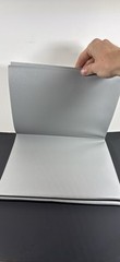 Gaiam Foldable Yoga Mat Super Compact Ultra Lightweight Gray 68×24
