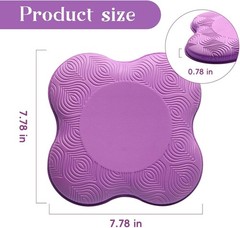 2 Packs Yoga Knee & Elbow Cushions – Extra Thick Foam for Knees, Elbows, Wrists,
