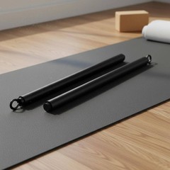 11 Pieces Pilates Tension Bar Stretch Training Exercise Stick Adjustable