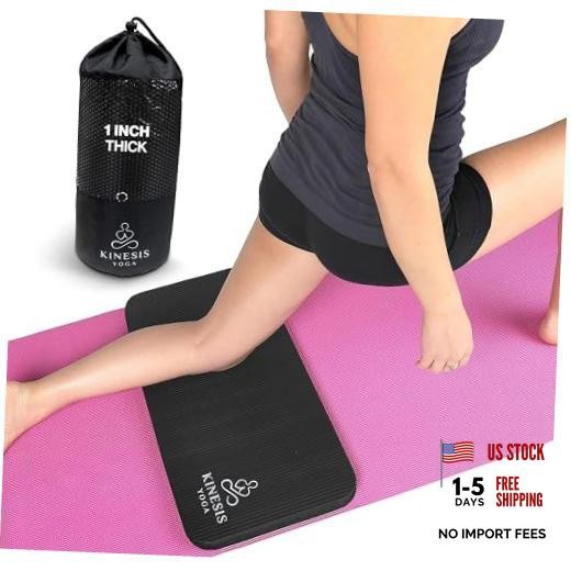 Knee Pad Cushion – Extra Thick 1 inch (25mm) for Pain Free Yoga – Includes