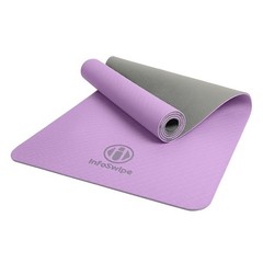 Premium TPE Yoga Mat – Eco-Friendly, 6mm Thick Non-Slip Mat for Yoga, Pilates…