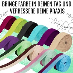 Premium Yoga Mat Sling Strap – Extra Soft & Thick Cotton – Skin Friendly…