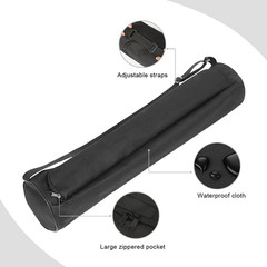 Extra Large Yoga Mat Bag With Strap LARGE, Large-Black