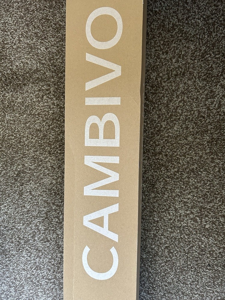 Cambivo Extra Long Yoga Mat, Black