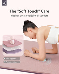 KEEP Yoga Mat 7Mm Thick Non Slip – Extra Cushion TPE Exercise Mat for Home Worko